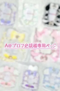 ♡ A@プロフ必読様専用ページ ♡