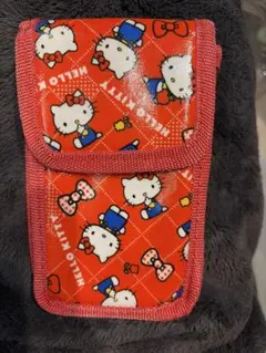 ハローキティ ポーチ カラビナ付き