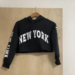 SHEIN NEW YORK クロップドパーカー 130