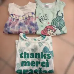 120センチ　女児Tシャツ ３枚セット