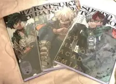 ヒロアカ　最強ガシャ　クリアファイル　緑谷　爆豪　轟　十傑