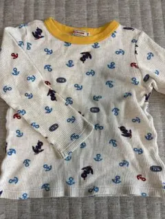 ミキハウス 長袖Tシャツ 錨柄 ワッフル生地 110cm