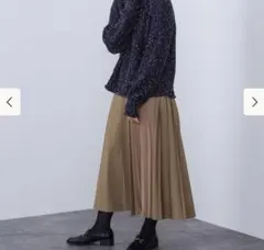 BEAMS HEART コンビ プリーツスカート S