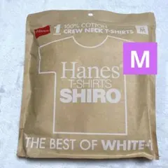 ヘインズ Tシャツ 7.0オンス SHIRO Mサイズ
