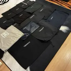 CHANEL 、シャネルロゴ入り収納袋　巾着 まとめ売り15枚セット