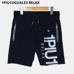 1PIU1UGUALE3 RELAX　ショートパンツ　XS　黒　b6g023のサムネイル