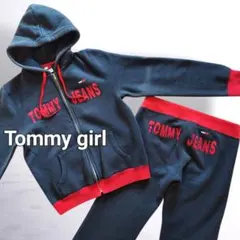 TOMMY JEANS ジップアップパーカー セットアップ Y2K ヴィンテージ