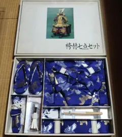 く*生様 ​七五三 袴付き7点セット 5歳男の子 鶴柄 未使用長期保管品のサムネイル