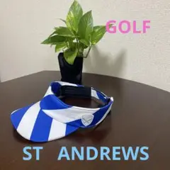 ST ANDREWS ゴルフ　レディース　サンバイザー
