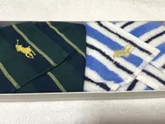【新品！】RALPH LAUREN ラルフローレン タオルハンカチ　2枚セット
