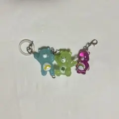 ケアベア めじるしアクセサリー つまんでつなげてマスコット ガチャガチャ