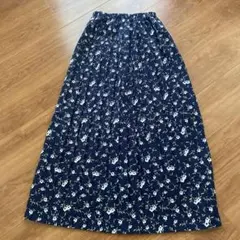 花柄プリーツスカート