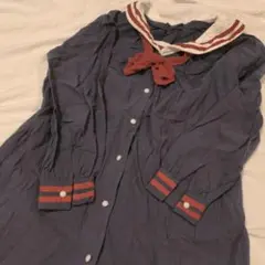 セーラーワンピース ひざ丈ワンピース