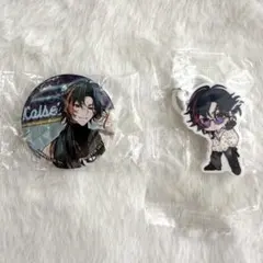 【匿名配送】くら寿司　にじさんじ　めじるしチャーム　缶バッジ　魁星