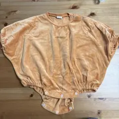 petit main オレンジロンパース