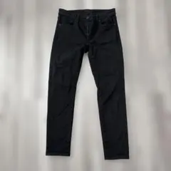 UNIQLO JEANS ストレッチ 黒スキニー