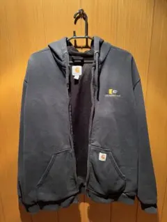 Carhartt ダークグレー フルジップパーカー Lサイズのサムネイル