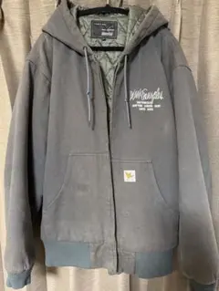 MARK GONZALES フード付きグレージャンパー