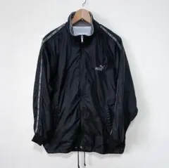 PUMA ブラック ナイロンジャケット L