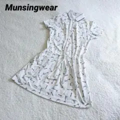 Munsingwear ゴルフ ワンピース 総柄 ゴルフウェアLL