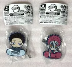 鬼滅の刃 キャラばんちょうこう ヘアクリップ 壱 狛治 猗窩座 2点セット
