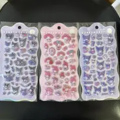 マイメロとクロミBONBON DROP キャラクターシール 3枚セット