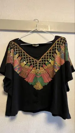 【ROSE BUD 】黒半袖トップスのサムネイル