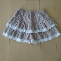 SALE新品 タグなしknit planner フリル付きショートパンツ 150