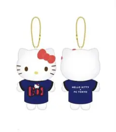 FC東京　ハローキティ　マスコット　サンリオ　Jリーグ　コラボグッズ