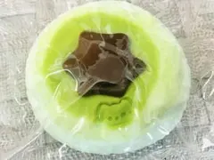 抹茶 大福 プリン スクイーズ 猫入り