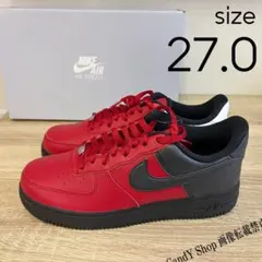 AIR FORCE 1 '07 LV8 エアフォース1 黒 赤 27.0