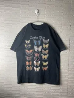 90s シングルステッチ　昆虫　プリント　　スーベニア　ヴィンテージ Tシャツ