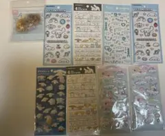 国内正規品】シナモロール　ステッカーまとめ　マシュマロ　ぷっくり　ペタペタ