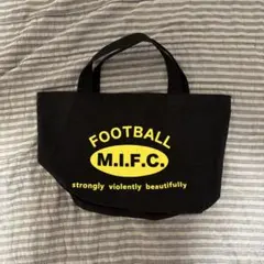 高校サッカー　前橋育英　MIFC ミニトートバッグ　黒