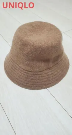 パケットハット ブラウン ウール