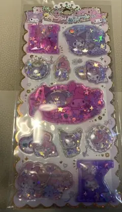 【新品未使用】キラキラ ウォーター in シール クロミ マイメロ イン