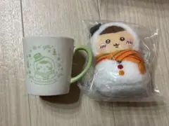 ちいかわエニマイくじ　くりまんじゅう雪だるまマスコットとマグカップセット