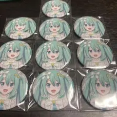 劇場版プロセカ 開かれた窓のセカイの初音ミク グリッター缶バッジ