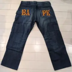 アベルさま専用【レア物】A BATHING APE デニムパンツ Lサイズ - メルカリ