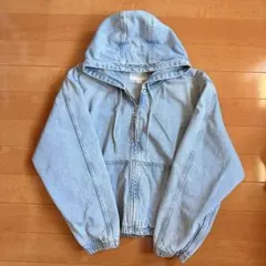 ZARA デニムジップフーディー
