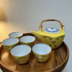 橘吉 急須 湯のみ セット   ①