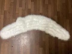 ホワイトファー 着物ショール 約30cm幅　成人式