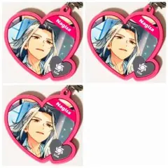 新品★あんスタ★Adam【乱凪砂】アニカフェ★ラバーチャーム★3点セット