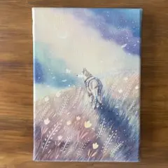 朝を待つ花たち』 アクリル画 - メルカリ