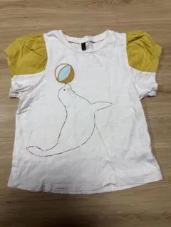 キッズ 半袖Tシャツ アザラシ ボール