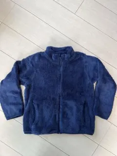 ネイビー フリースジャケット 140