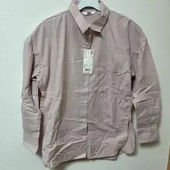 くすみピンク長袖シャツ Sサイズ　UNIQLO