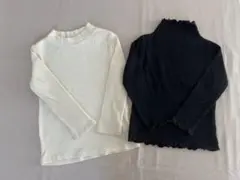 カットソー　タートルネック　薄手