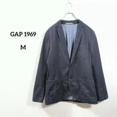 GAP 1969 テーラードジャケット M ネイビー コットン 無地