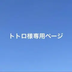 トトロ様専用ページ